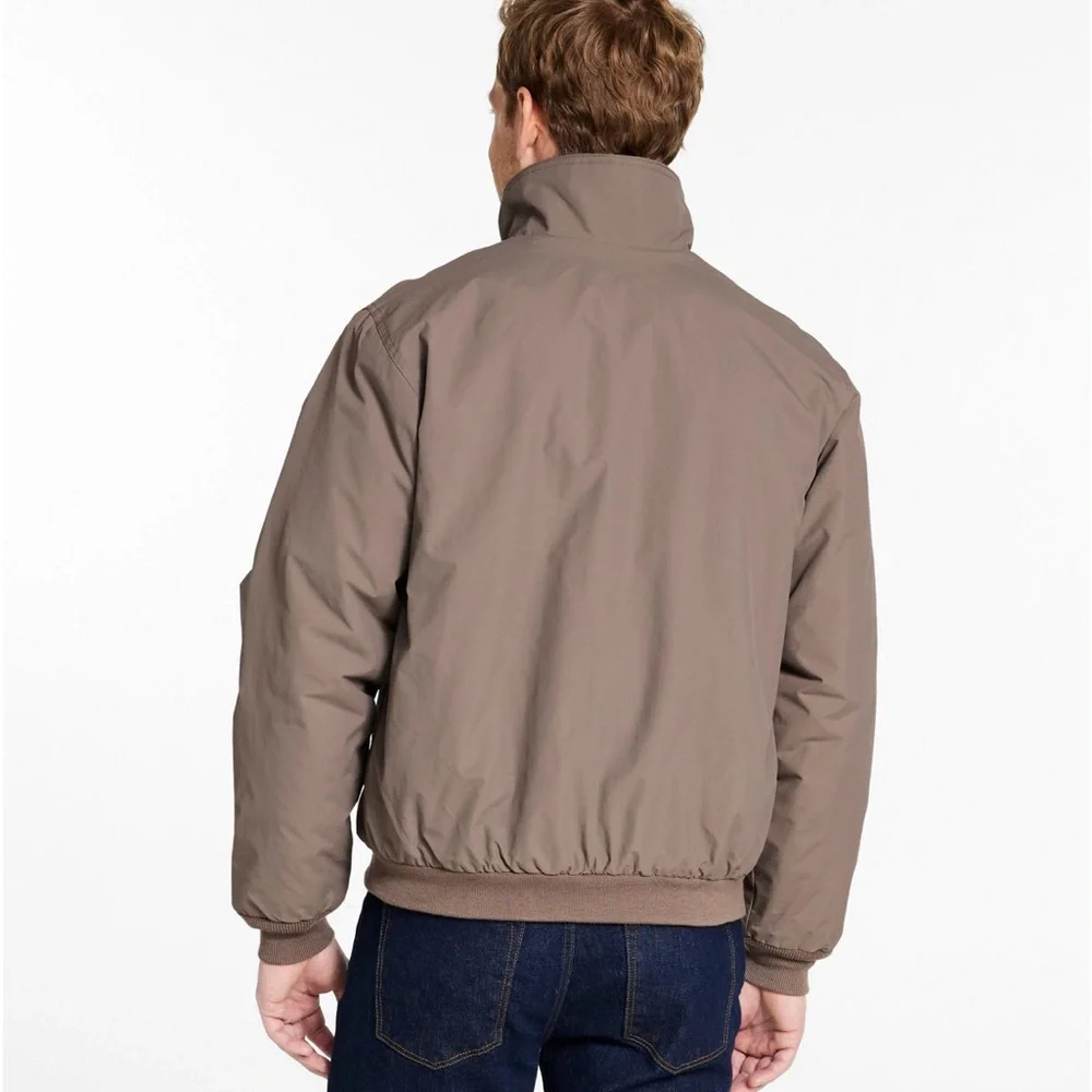 LL Bean Men's Warm-Up Jacket, Fleece Lined | size medium - Picture 7 of 7